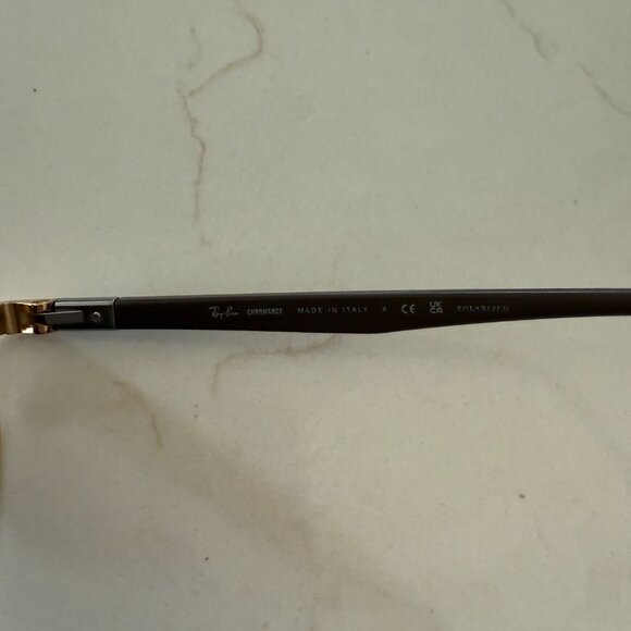 Ray-Ban RB3684-CH 001/AN 58 18 Chromance Polarized Sunglasses Gold - Picture 4 of 10